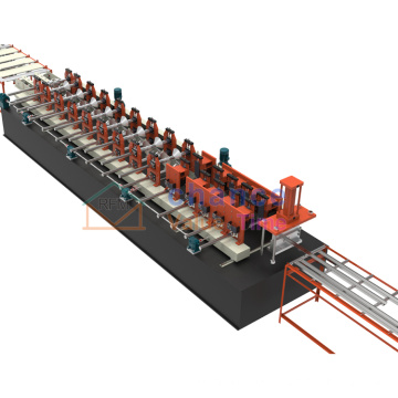 Perforated Cable Tray Roll Making Forming Machine Automatic Colorful Outdoor Steel Tile China Famous Brand 0.3-0.8mm 8-15m/min